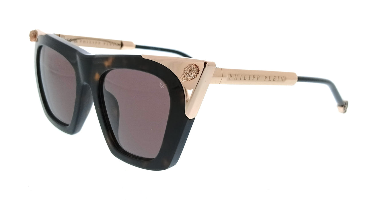 Philipp Plein SPP134S520722 Dark Havana Cat Eye Womens Sunglasses