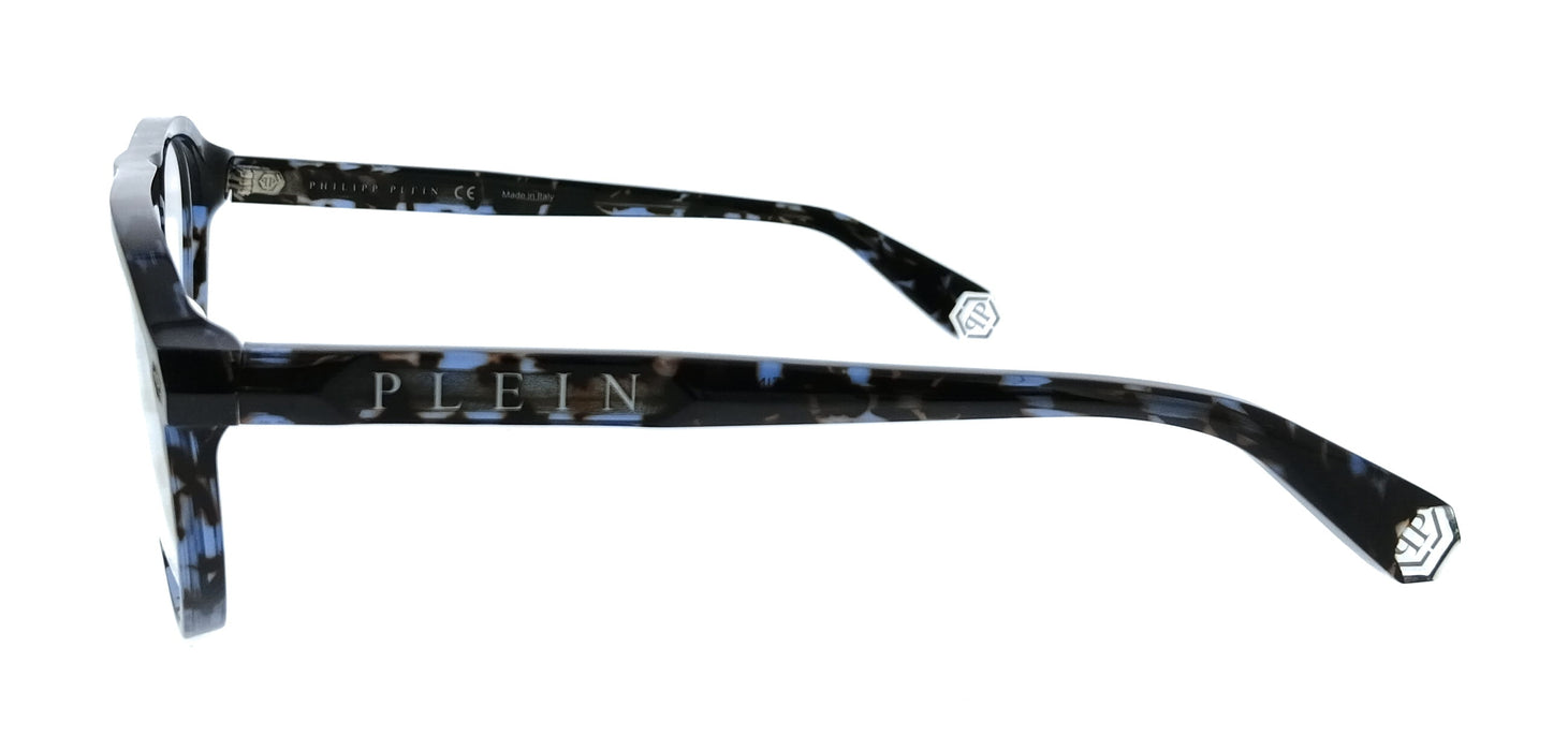 Philipp Plein VPP016M540L93 Blue Square Mens Optical Frames