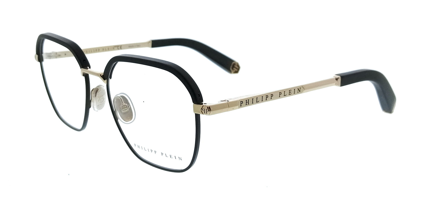 Philipp Plein VPP017M520302 Black Square Mens Optical Frames
