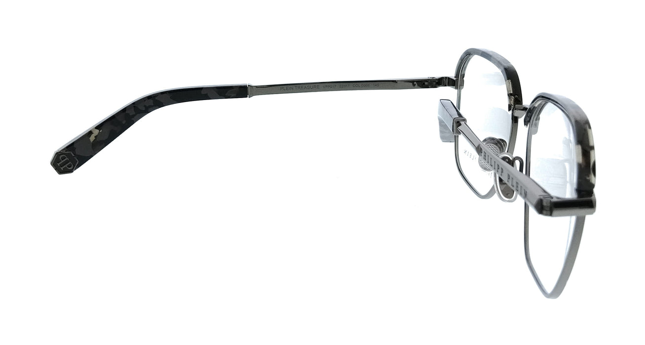 Philipp Plein VPP017M520568 Gray Square Mens Optical Frames