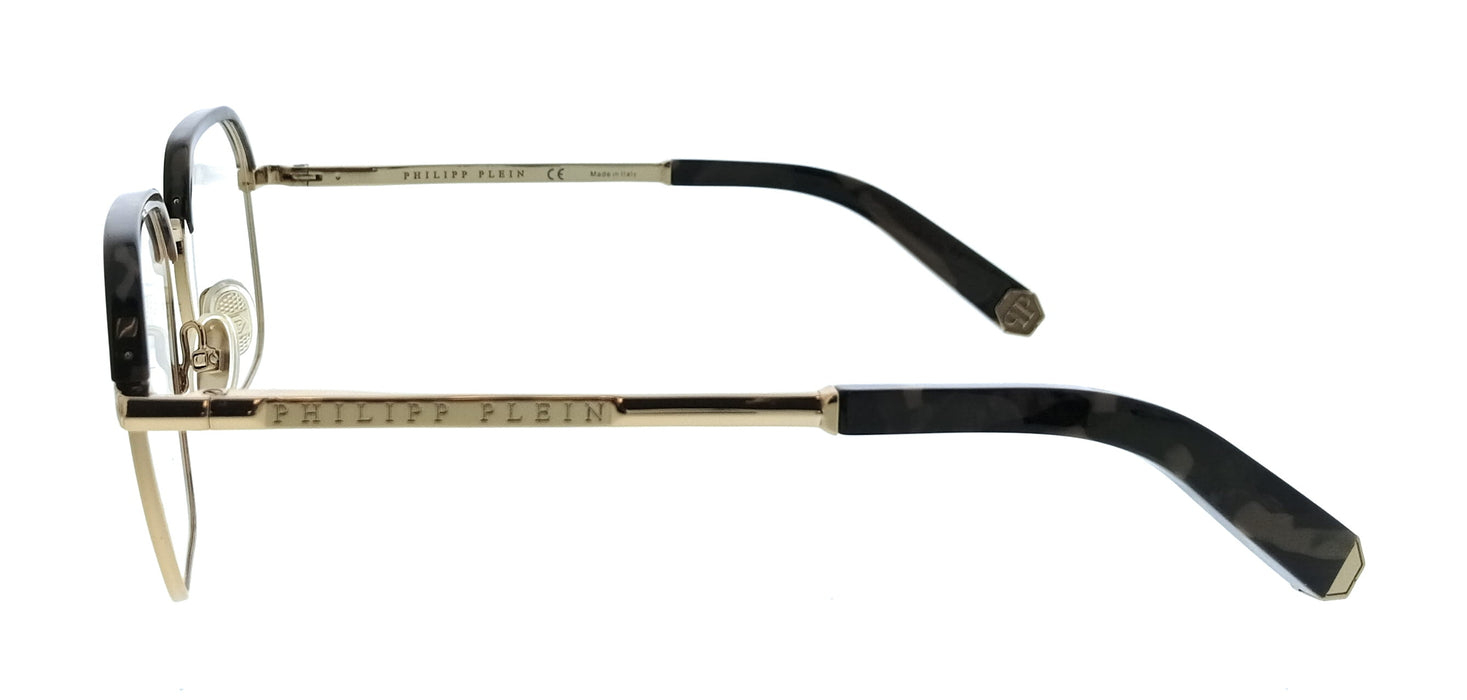 Philipp Plein VPP017M5208FF Brown Square Mens Optical Frames