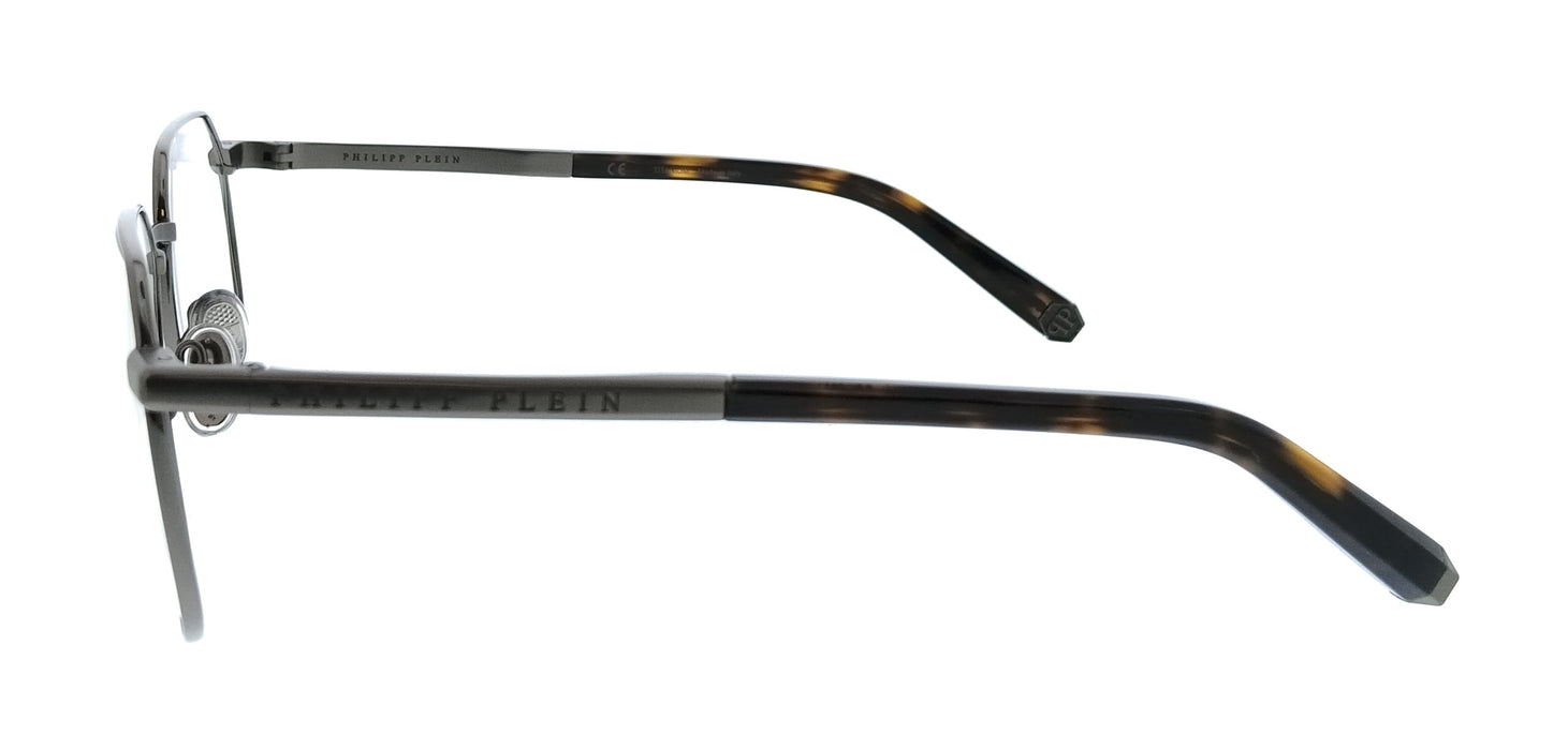Philipp Plein VPP020M530584 Gunmetal Square Mens Optical Frames
