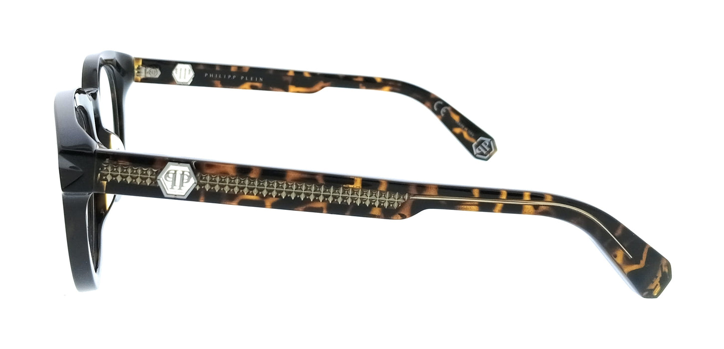 Philipp Plein VPP024V49722Y Tortoise Square Mens Optical Frames