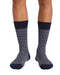 Missoni White Navy Mens Chevron Crew Socks-M