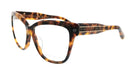 Philipp Plein VPP051M550728 Black Havana Square Womens Optical Frames