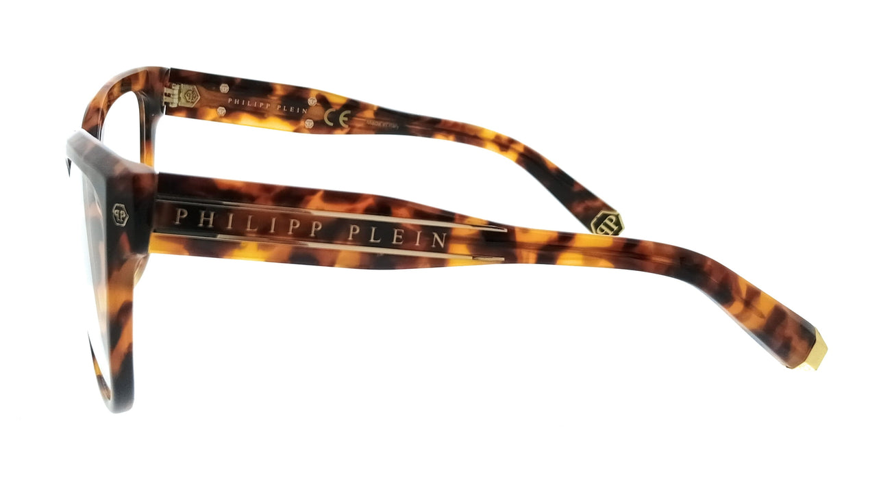 Philipp Plein VPP051M550728 Black Havana Square Womens Optical Frames