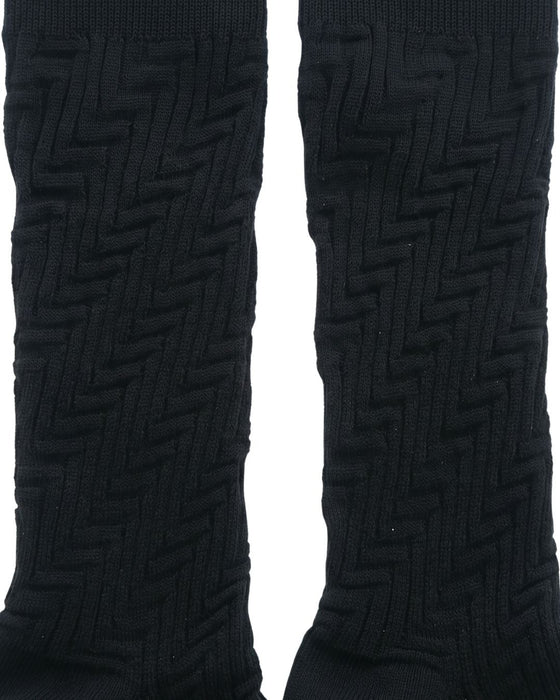 Missoni Black Mens Ribbed Crew Socks-L
