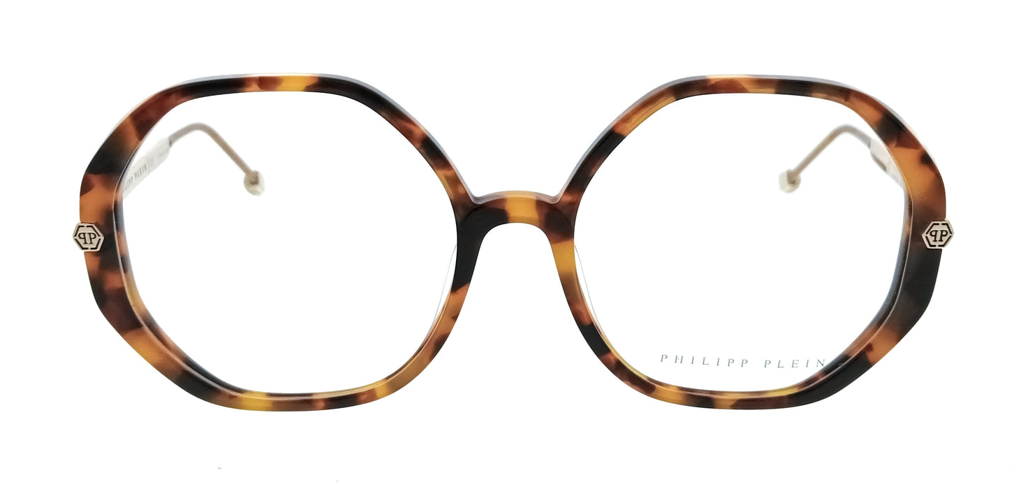 Philipp Plein VPP053S560728 Black Havana Square Womens Optical Frames