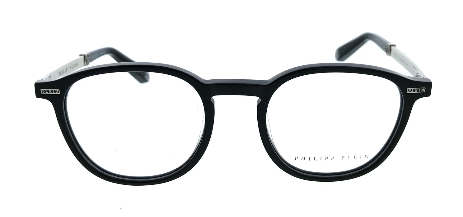 Philipp Plein VPP057M510700 Shiny Black Square Mens Optical Frames