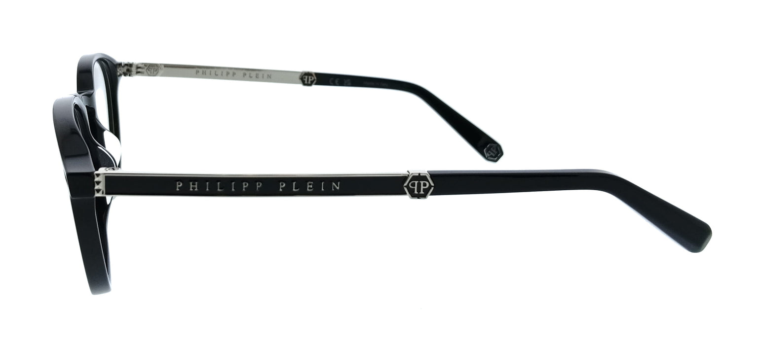 Philipp Plein VPP057M510700 Shiny Black Square Mens Optical Frames