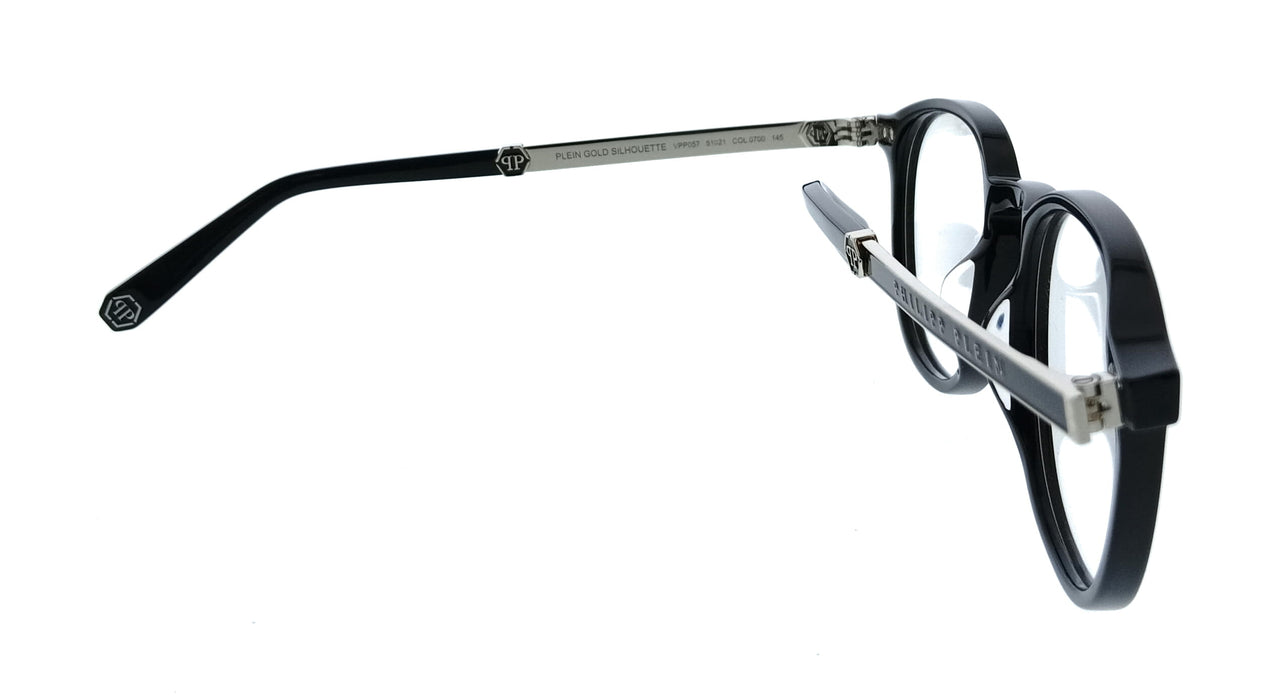 Philipp Plein VPP057M510700 Shiny Black Square Mens Optical Frames