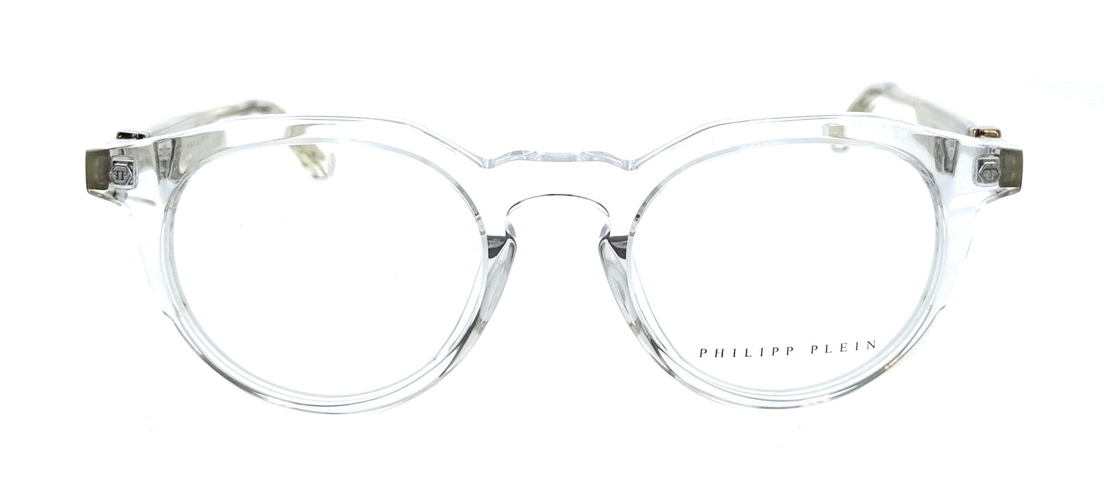 Philipp Plein VPP060M49880Y Shiny Crystal Square Mens Optical Frames