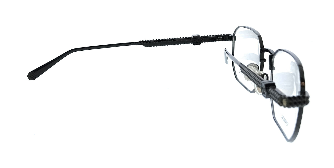 Philipp Plein VPP062M540568 Shiny Gunmetal Square Mens Optical Frames