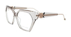 Philipp Plein VPP068S5707T1 Transparentbeige Square Womens Optical Frames