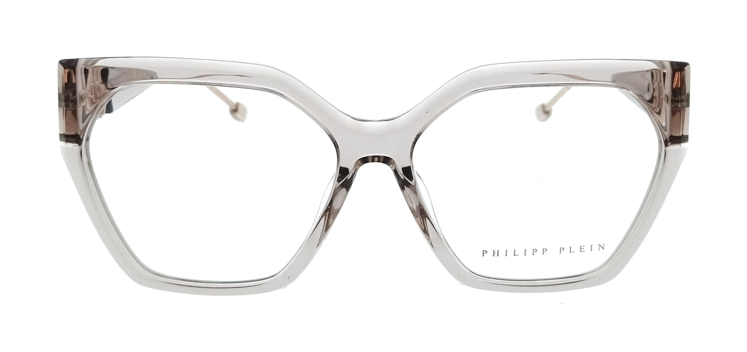 Philipp Plein VPP068S5707T1 Transparentbeige Square Womens Optical Frames