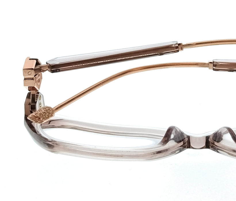 Philipp Plein VPP068S5707T1 Transparentbeige Square Womens Optical Frames
