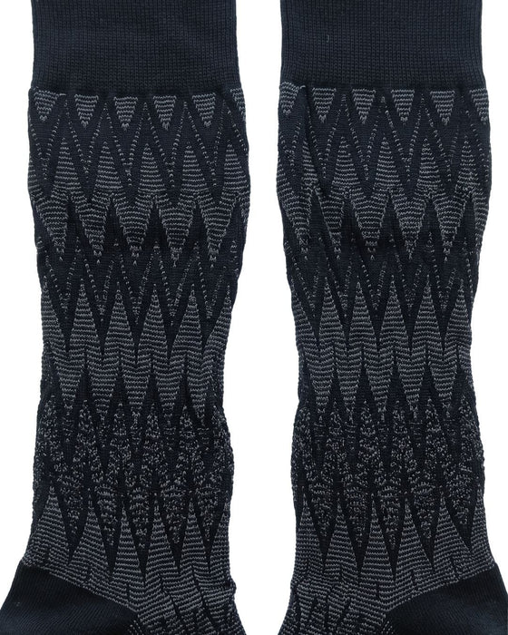 Missoni Black Anthracite Mens Chevron Socks-M