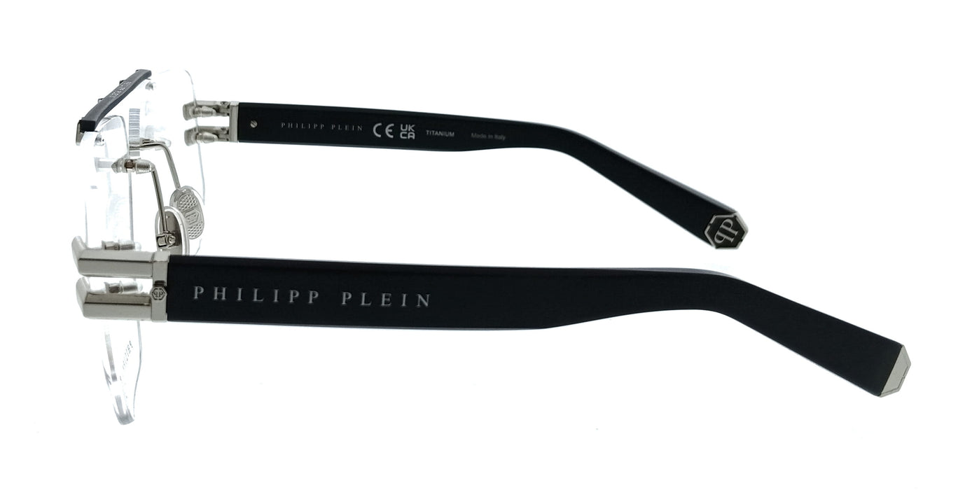 Philipp Plein VPP087M610584 Gunmetal Sand 0 Rect Mens Optical Frames