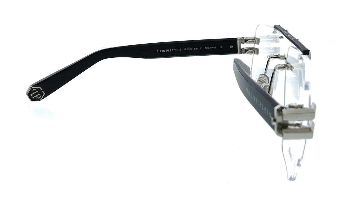 Philipp Plein VPP087M610584 Gunmetal Sand 0 Rect Mens Optical Frames