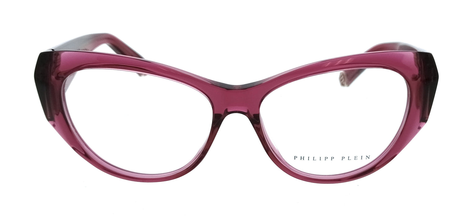 Philipp Plein VPP101 540AGN Transparentred Cat Eye Womens Optical Frames