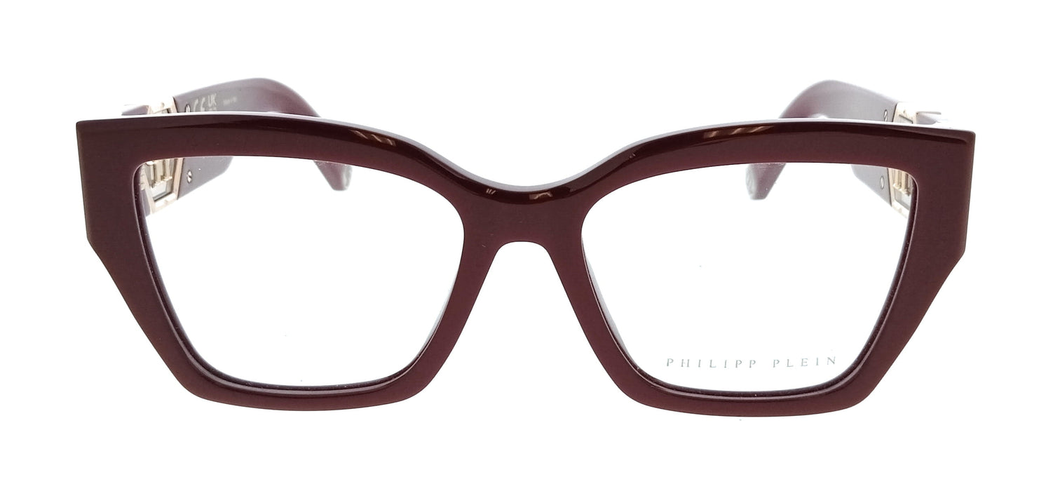 Philipp Plein VPP164 5401CK Bordeaux Cat Eye Womens Optical Frames