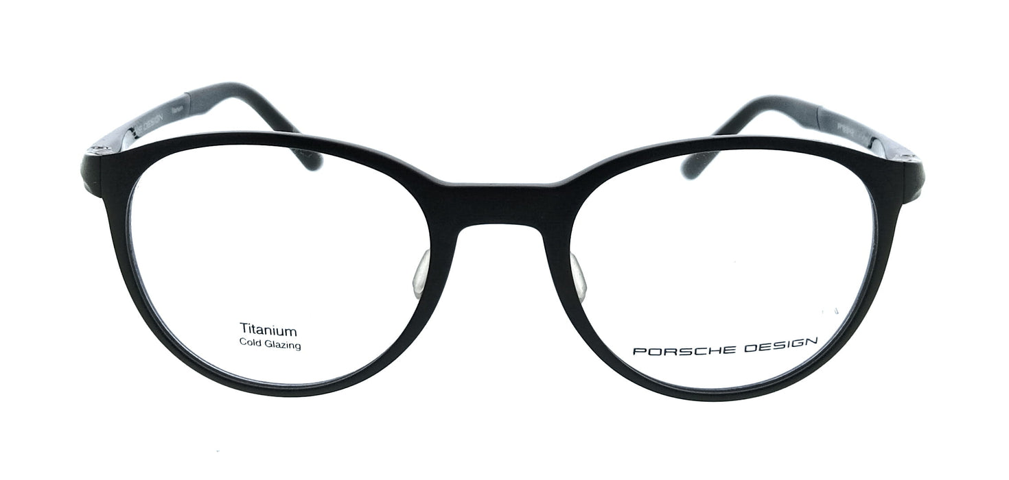 Porsche Design P8342 51A Black Rectangle Unisex Sunglasses