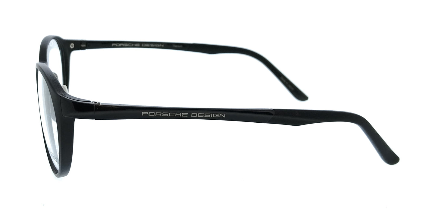 Porsche Design P8342 51A Black Rectangle Unisex Sunglasses