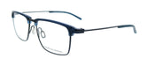 Porsche Design P8380 55D Gunmetal Blue Square Mens Sunglasses