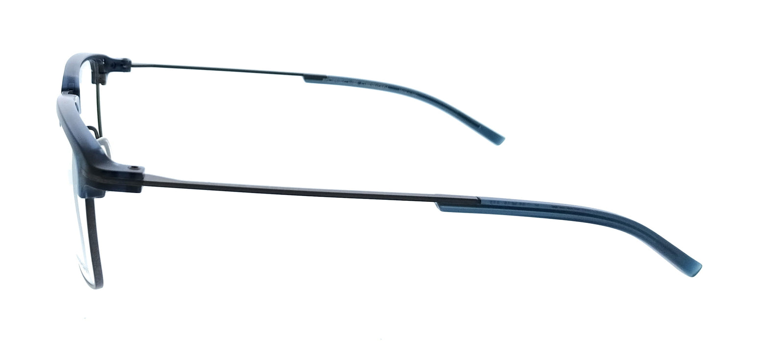 Porsche Design P8380 55D Gunmetal Blue Square Mens Sunglasses