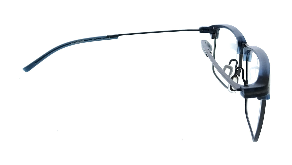 Porsche Design P8380 55D Gunmetal Blue Square Mens Sunglasses