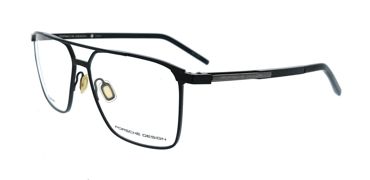 Porsche Design P8392 56B Black Square Mens Sunglasses