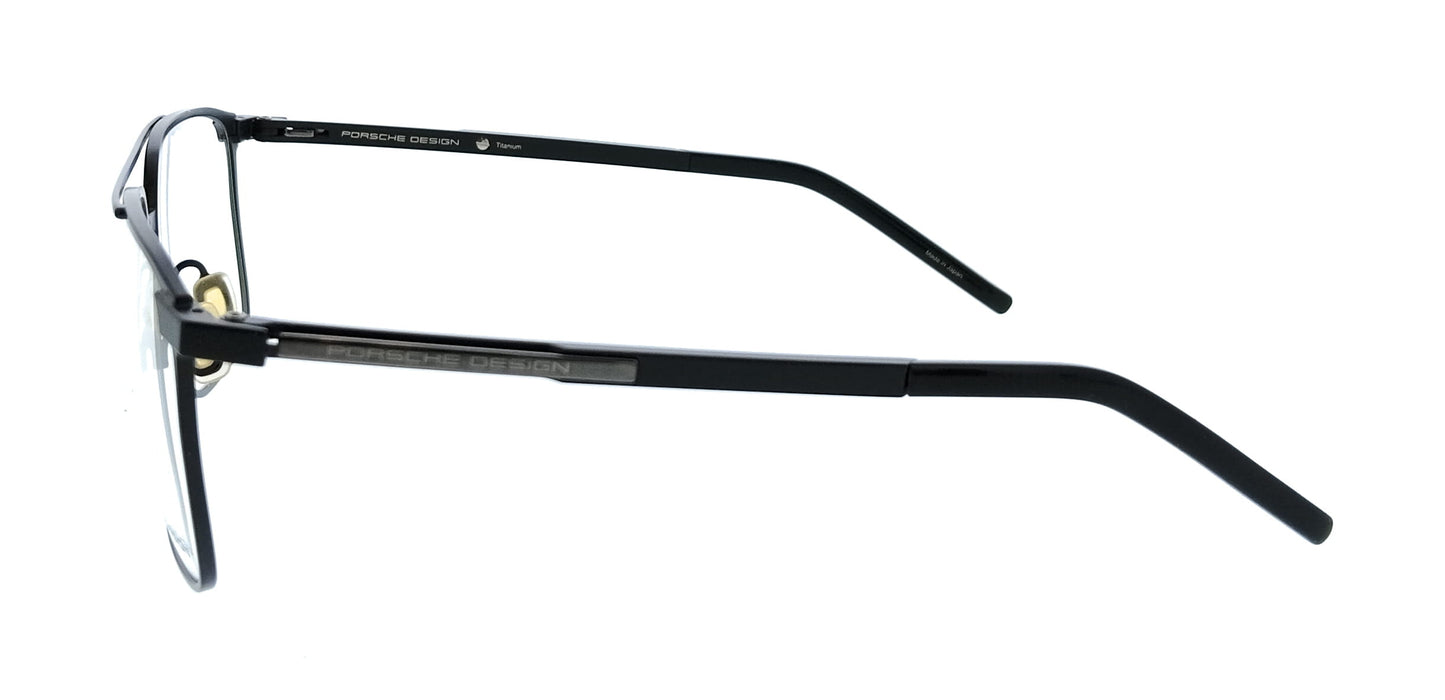 Porsche Design P8392 56B Black Square Mens Sunglasses