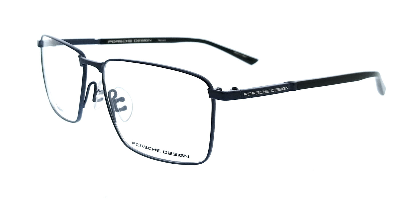 Porsche Design P8729 57D Blue Black Square Mens Sunglasses