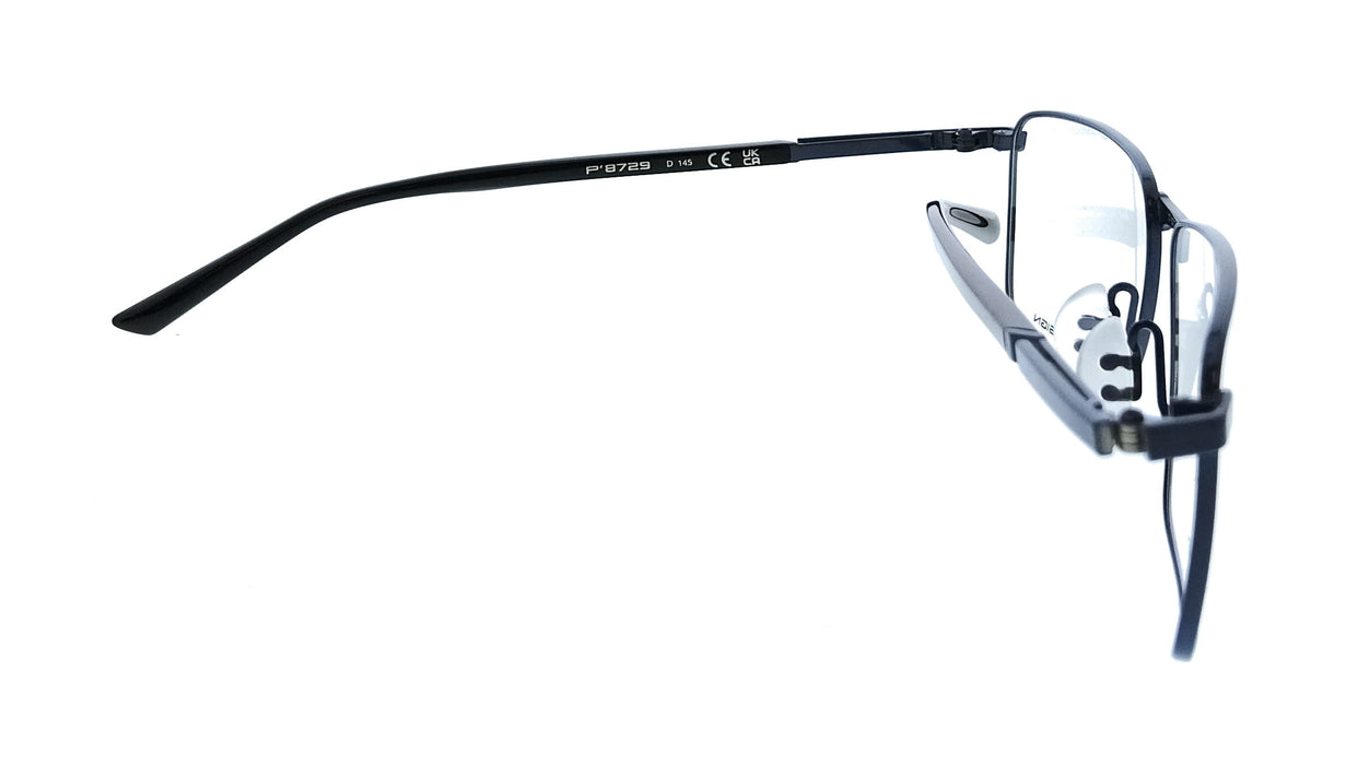 Porsche Design P8729 57D Blue Black Square Mens Sunglasses