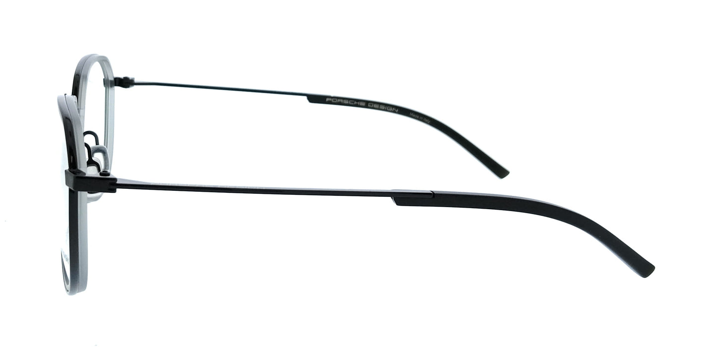Porsche Design P8740 53A000 Black Square Unisex Sunglasses