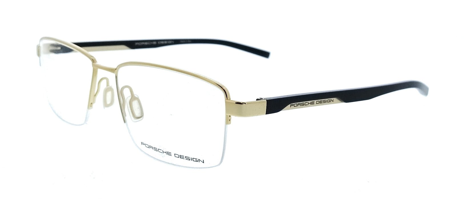 Porsche Design P8745 58C000 Blue Gold Rectangle Mens Sunglasses