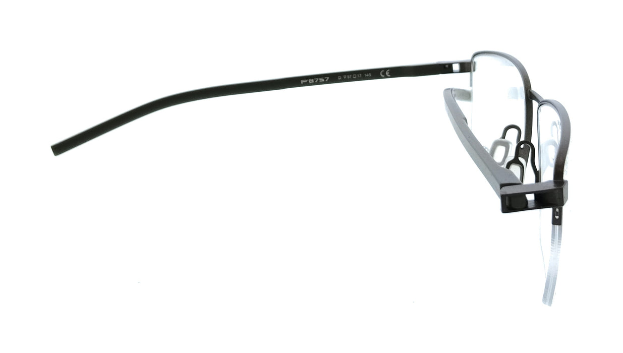 Porsche Design P8757 57D000 Olive Square Mens Sunglasses