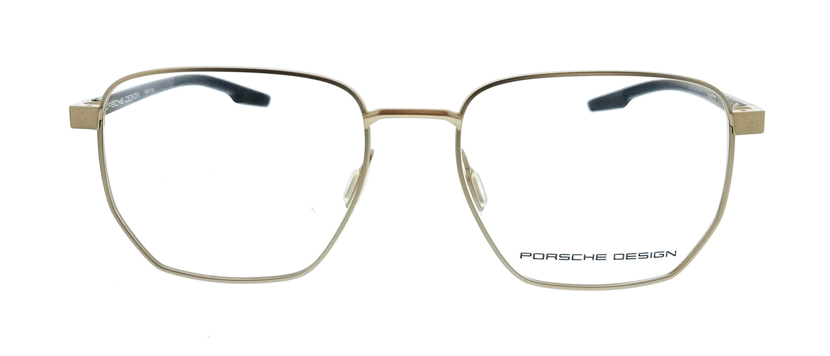 Porsche Design P8770 55B000 Shiny Gold Black Square Mens Sunglasses