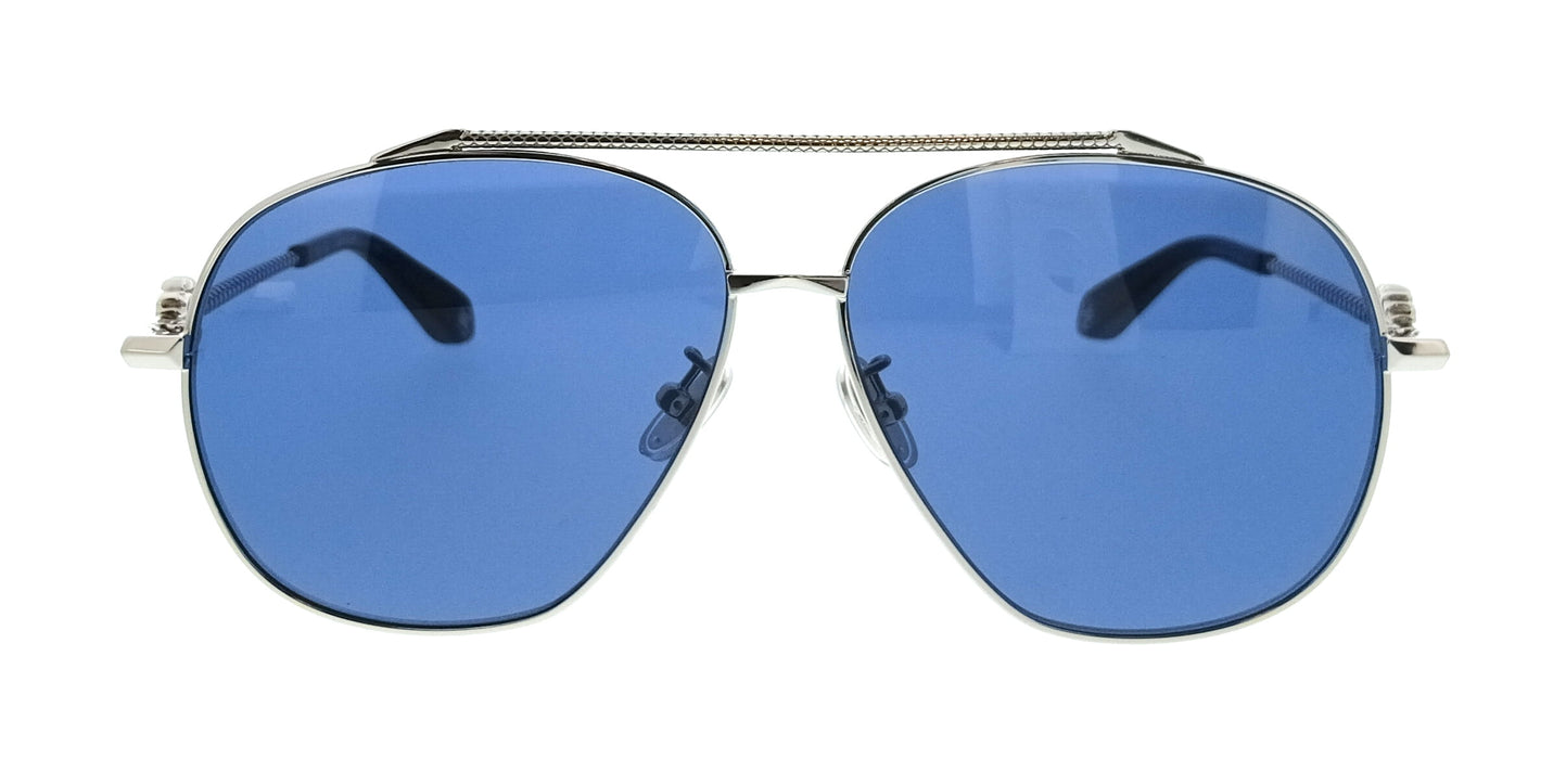 Roberto Cavalli SRC008V620579 Palladium Aviator Unisex Sunglasses