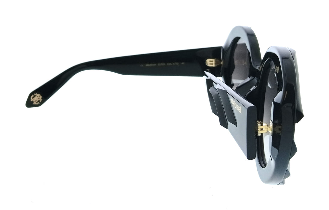 Roberto Cavalli SRC010V520700 Black Square Unisex Sunglasses