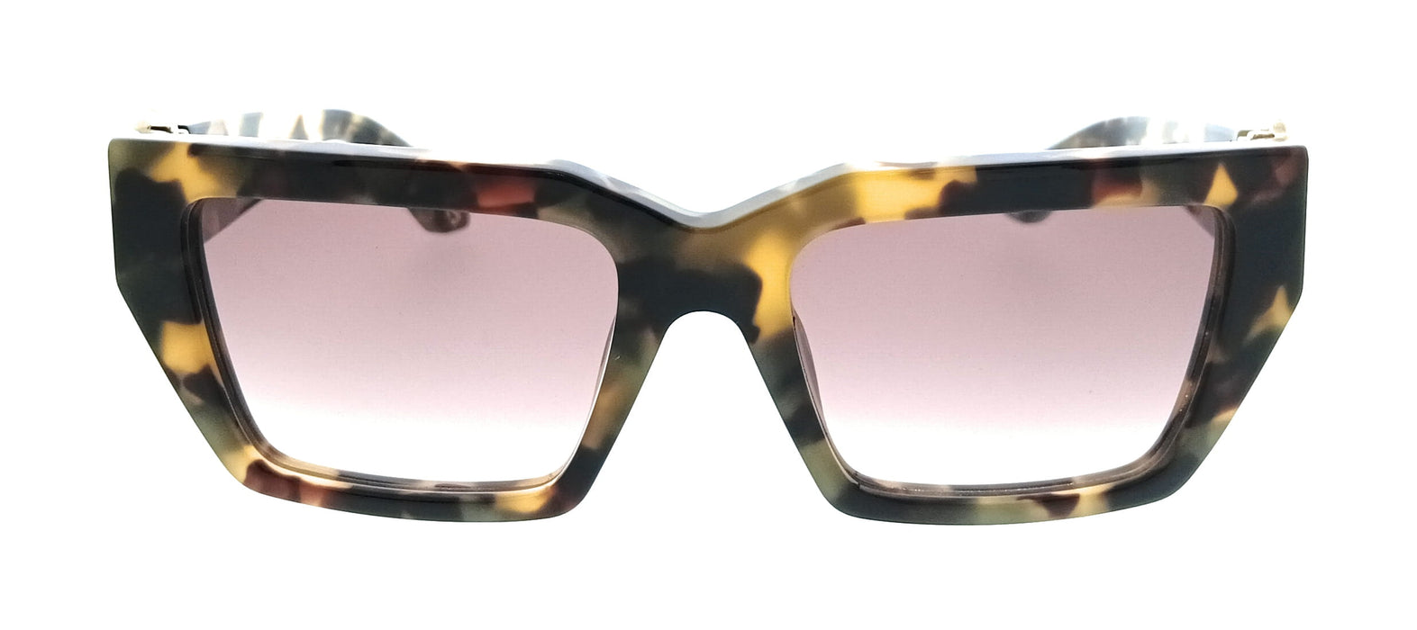 Roberto Cavalli SRC016M550AGG Vintage Havana Square Unisex Sunglasses