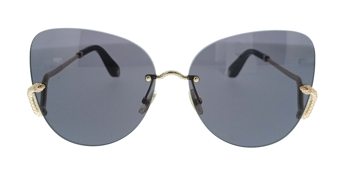 Roberto Cavalli SRC062 640300 Rose Gold Rectangle Womens Sunglasses