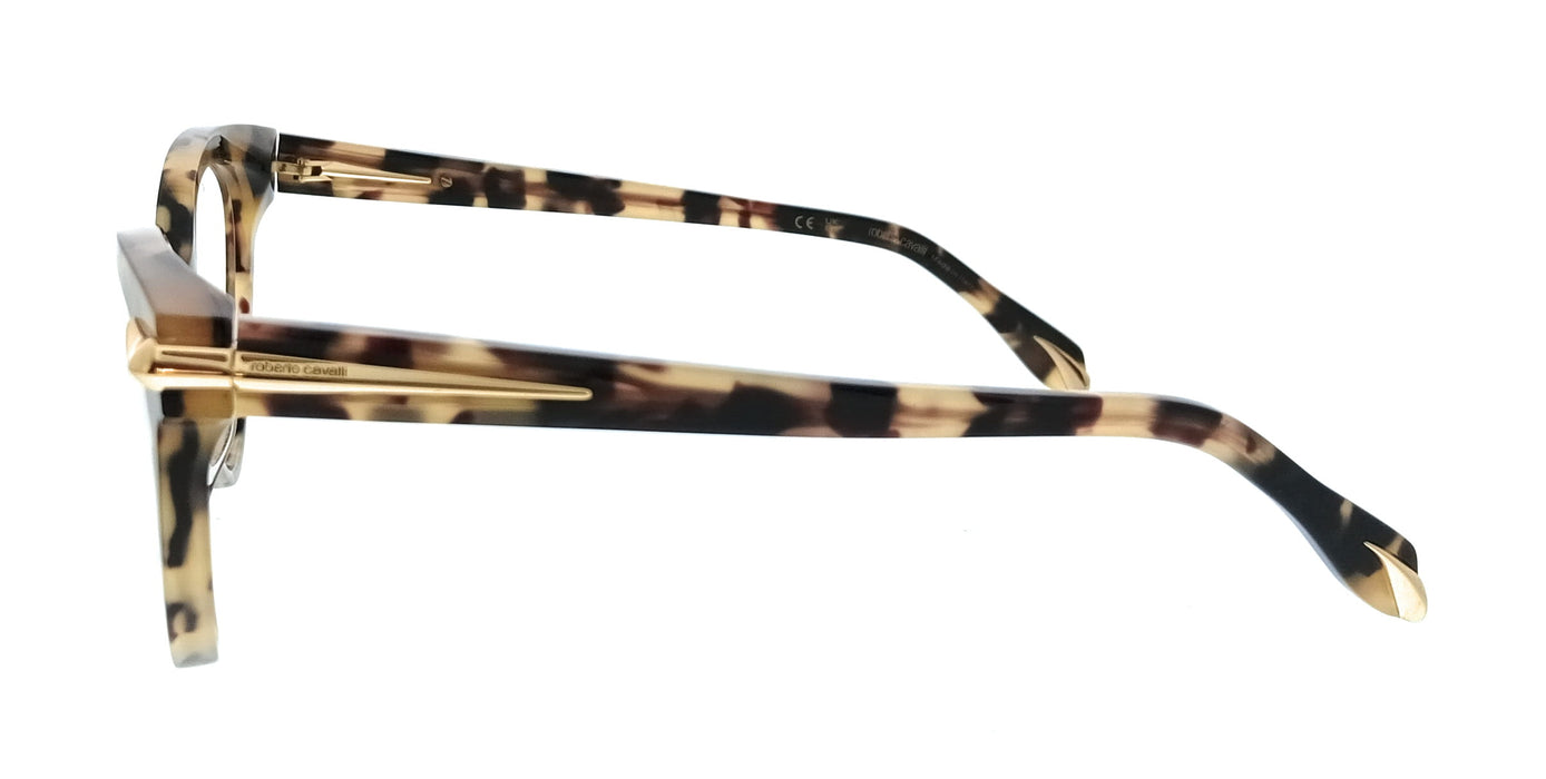 Roberto Cavalli VRC018M540AGG Vintage Havana Square Unisex Optical Frames