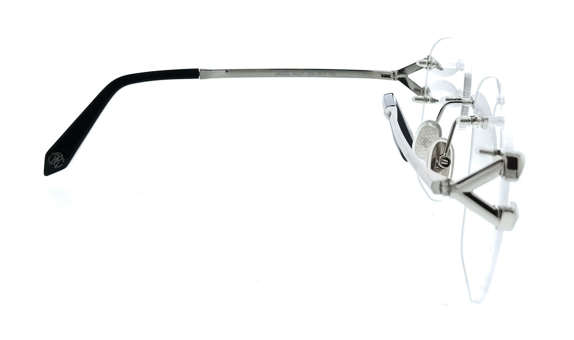 Roberto Cavalli VRC022 580579 Palladium Square Unisex Optical Frames