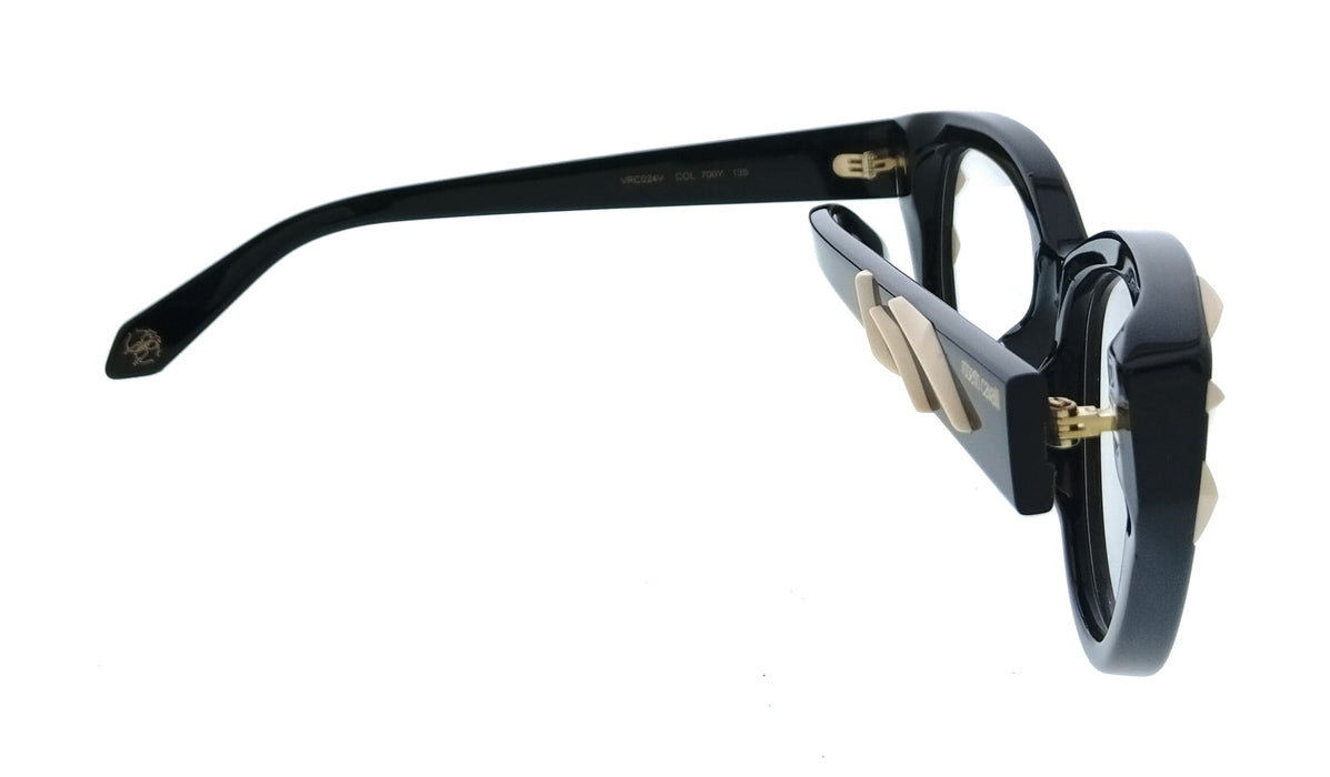 Roberto Cavalli VRC024V53700Y Black Cat Eye Womens Optical Frames