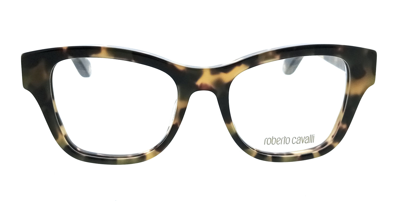 Roberto Cavalli VRC025M500AGG Vintage Havana Cat Eye Womens Optical Frames