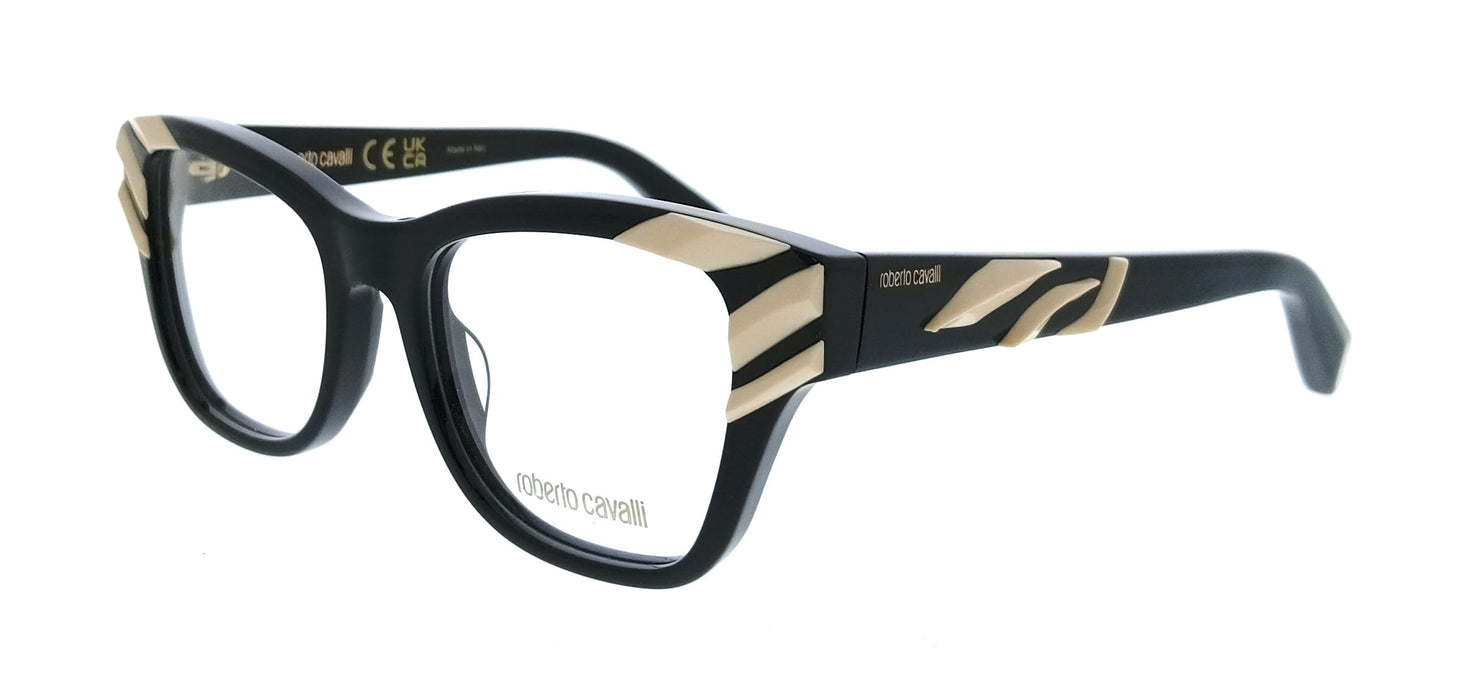 Roberto Cavalli VRC025V50700Y Black Cat Eye Womens Optical Frames