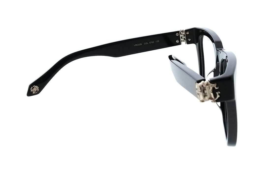 Roberto Cavalli VRC026M540700 Black Square Unisex Optical Frames