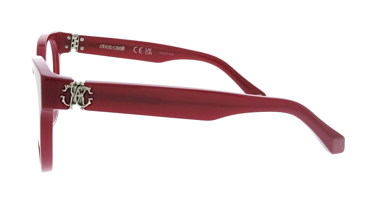 Roberto Cavalli VRC027M5209EZ Red Square Unisex Optical Frames