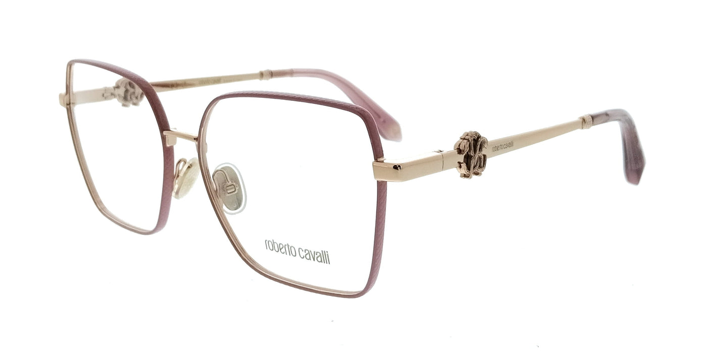 Roberto Cavalli VRC029 5702AM Copper Gold W Color Square Optical Frames